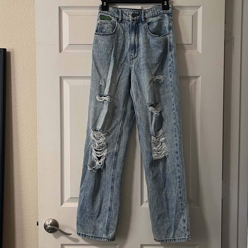 Empyre Blue and White Denim Jeans